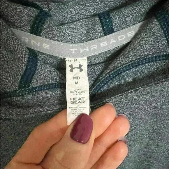 UNDER ARMOUR Loose Fit Heat Gear Hoodie Sz M - Picture 3 of 5